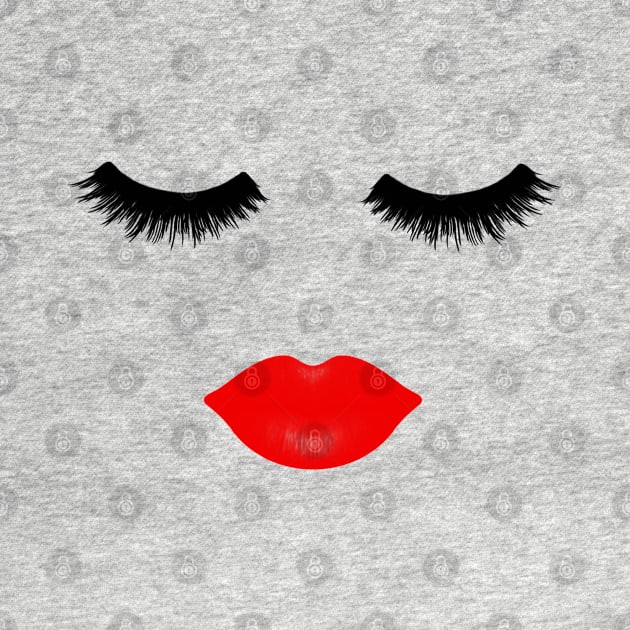 Lips and Lashes by julieerindesigns